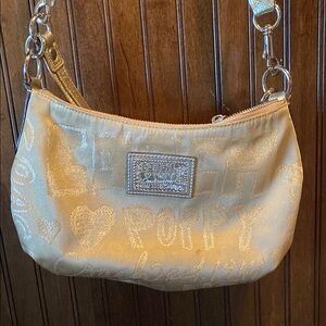 Coach Poppy Gold Shoulder Bag